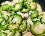 サッと一品●鶏肉とゴーヤーの塩出汁炒め作り方3写真