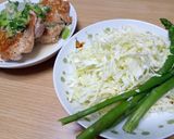 鶏もも肉の簡単ステーキ、春のねぎ添え作り方5写真