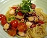 タコとトマトの✿イタリアンバジル作り方10写真