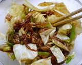 レンジで簡単！回鍋肉(豚こま)作り方3写真