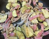 フライパン1つでトマトクリームパスタ♪作り方3写真
