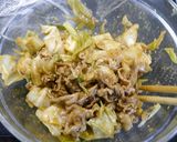 レンジで簡単！回鍋肉(豚こま)作り方5写真