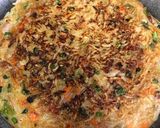 冷やし中華の麺でモダン焼き風作り方6写真
