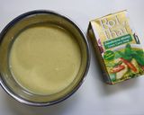 簡単！グリーンカレー☆スープパスタ作り方1写真