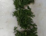 葉物野菜とトマト、生ハムのバラのサラダ♪作り方1写真