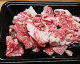 牛肉・長ねぎ・筍のガーリック醤油炒め作り方1写真