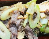 牛肉・長ねぎ・筍のガーリック醤油炒め作り方9写真