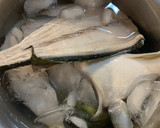 魚のあら入り蒸し器でフルフル茶碗蒸し作り方2写真