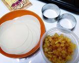 トースター＆餃子の皮de時短アップルパイ作り方1写真