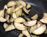 茄子といんげんの甘辛味噌炒め作り方2写真