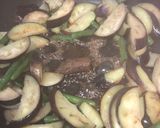 茄子といんげんの甘辛味噌炒め作り方4写真