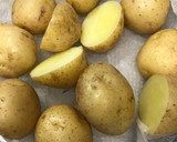 新じゃがと鶏肉の和風にんにく煮物作り方2写真