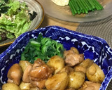 新じゃがと鶏肉の和風にんにく煮物作り方6写真