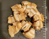 材料4つだけ！ヘルシーお麩の卵とじ丼作り方1写真