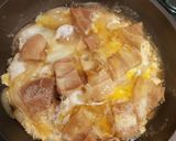 材料4つだけ！ヘルシーお麩の卵とじ丼作り方3写真