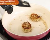 【昆虫食】3種の昆虫肉ハンバーグ作り方4写真
