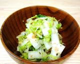 梅酢でさっぱり白菜サラダ作り方7写真