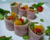 ハムの中は和風でいっぱい♪作り方3写真