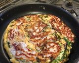 玉ねぎの葉でお好み焼き作り方6写真