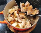 鶏肉と根菜の味噌煮込み作り方7写真
