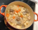 鶏肉と根菜の味噌煮込み作り方10写真