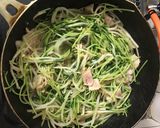 シャキシャキ豆苗炒め作り方5写真