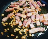 食べ疲れしない！ガーリックカルボナーラ作り方3写真