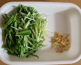 レンジで！鮭と水菜のさっぱりレンチン蒸し作り方1写真