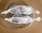 レンジで！鮭と水菜のさっぱりレンチン蒸し作り方5写真