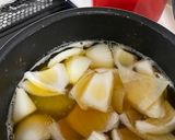 新玉ねぎと大根のそぼろ煮作り方1写真