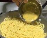 生ハムとパルミジャーノの柚子胡椒パスタ♡作り方3写真