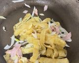 小松菜と油揚げのバター醤油作り方3写真