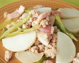 簡単♪かぶとインゲンのバタぽんそぼろ炒め作り方5写真