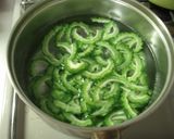 ぽりぽり☆ゴーヤの胡麻めんつゆ☆作り方3写真