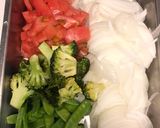 サバの水煮缶と野菜たっぷりグラタン作り方1写真