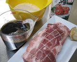 お鍋で簡単焼豚☆手作りチャーシュー作り方1写真