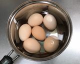 ズボラな私の簡単・塩味ゆで卵☆作り方1写真
