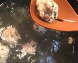 小３☆葱たっぷりのほっこり鯵のつみれ汁♪作り方6写真