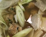 小３☆葱たっぷりのほっこり鯵のつみれ汁♪作り方10写真