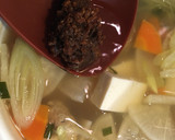 小３☆葱たっぷりのほっこり鯵のつみれ汁♪作り方11写真