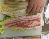 白菜と豚肉のミルフィーユ鍋作り方2写真