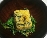 手抜き春菊と卵のスープ作り方3写真