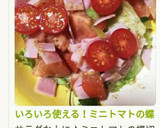 いろいろ使える！ミニトマトの蝶切り作り方21写真