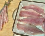 鯵の香草パン粉焼き〜トースターで♪作り方1写真