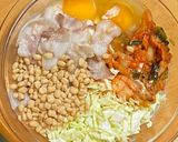 キムチ入りのお好み焼き作り方5写真