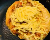 ハンバーグinお好み焼き♡作り方8写真