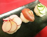 華やか♪カラフルな野菜の手まり寿司♪作り方7写真