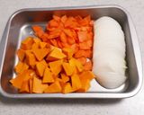 カボチャとにんじんのやさしいポタージュ作り方1写真