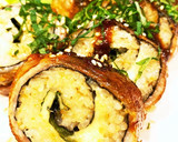 映える☆焼肉のタレ味☆爆弾肉巻きおにぎり作り方10写真