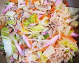 野菜たっぷり給食の五目ラーメン作り方9写真